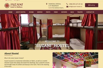 Создан сайт для хостела Сузани